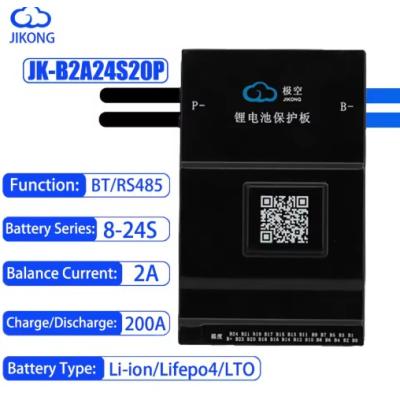 Jikong 8S-24S 200A Aktif Balans Smart BMS B2A24S20P ürün görseli