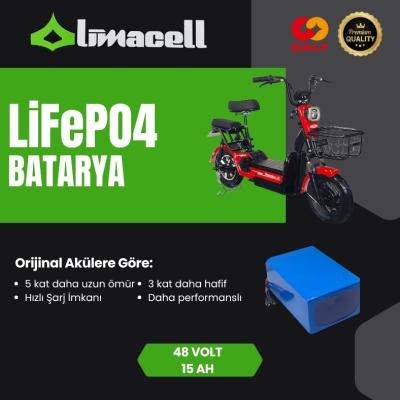 Limacell Motolux F5 LiFePO4 Batarya 48V 15Ah ürün görseli