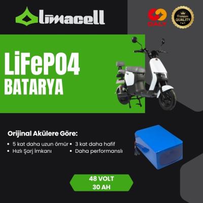 Limacell Motolux GOGO II LiFePO4 Batarya 48V 30Ah ürün görseli