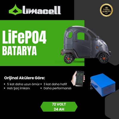 Limacell Regal Raptor K4 LiFePO4 Batarya 72V 24Ah ürün görseli