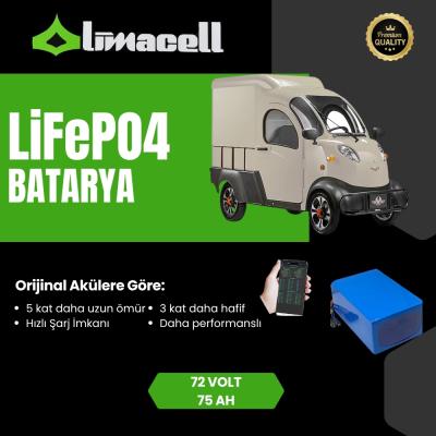 Limacell Regal Raptor K5 Van LiFePO4 Batarya 72V 75Ah ürün görseli