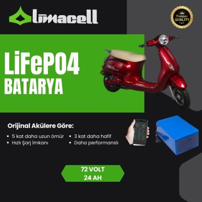 Limacell Volta VS4 LiFePO4 Batarya 72V 24Ah ürün görseli