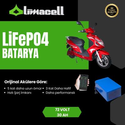 Limacell Volta VS6 LiFePO4 Batarya 72V 30Ah ürün görseli