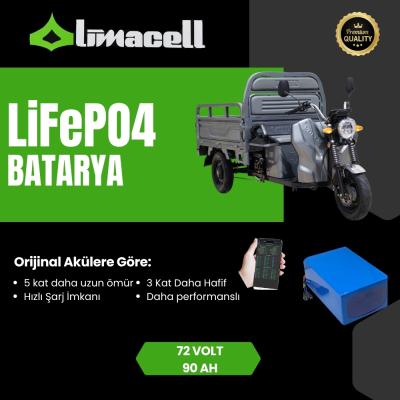 Limacell Volta VT5 LiFePO4 Batarya 72V 90Ah ürün görseli