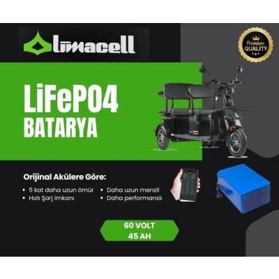 Limacell Motolux FX11 LiFePO4 Batarya 60V 45Ah ürün görseli